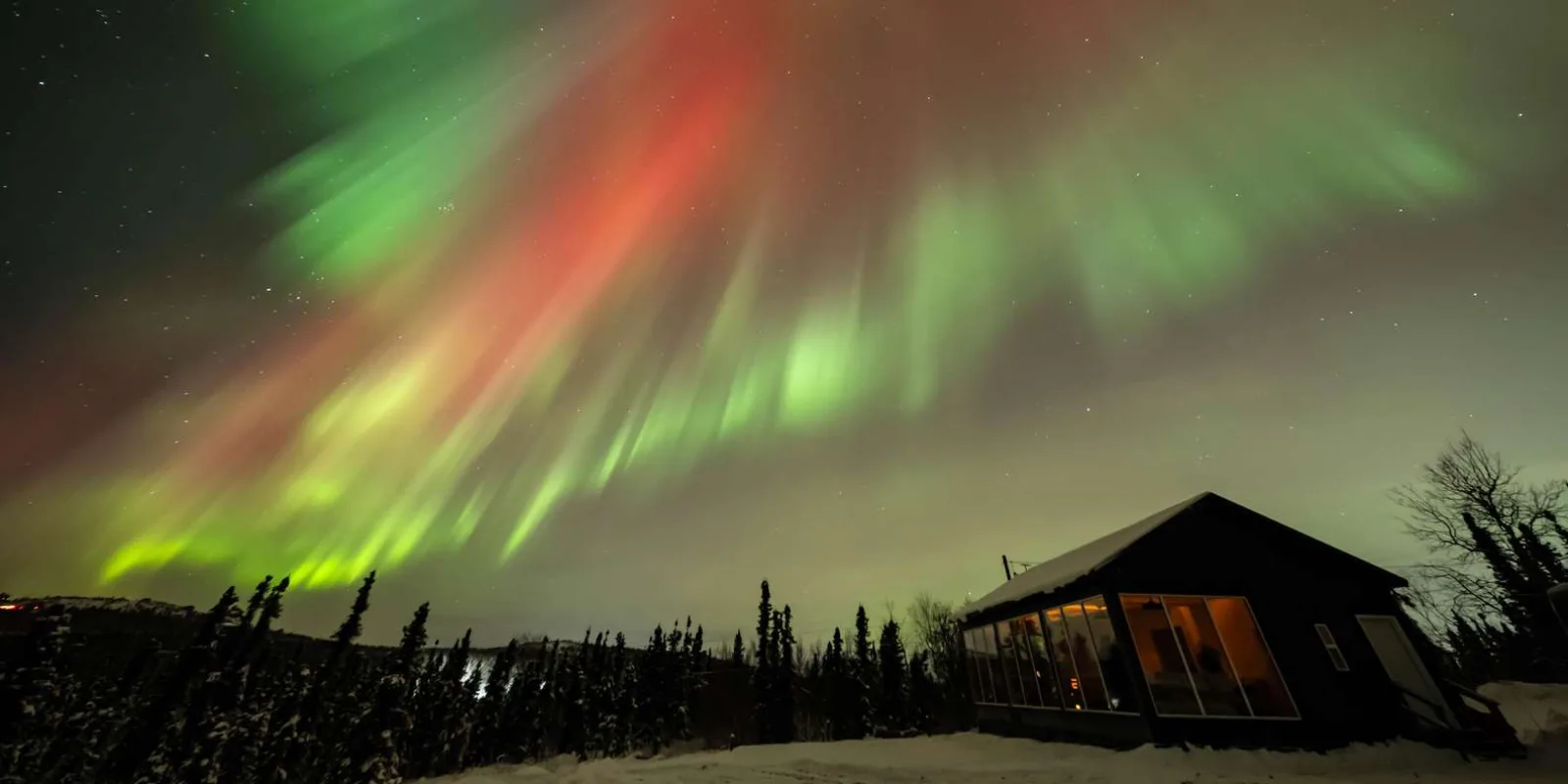 Fairbanks: Aurora Glass House Experience at Cleary Summit