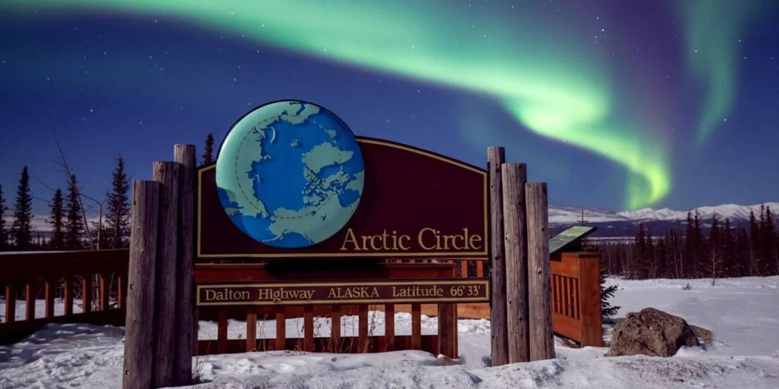 From Fairbanks: Arctic Circle Northern Lights Full-Day Trip